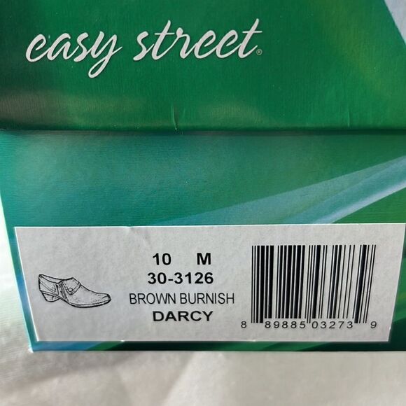 Easy Street Darcy Shooties Brown Burnish size 10 M - Picture 7 of 7